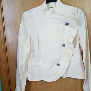 FREE PEOPLE ivory Blazer